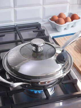 Vida Sana® 5-Ply Stainless Steel Cookware 9" Skillet 5588